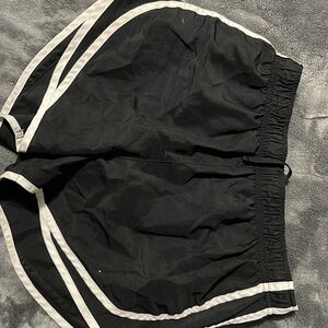 Nike Black Shorts with White Accents